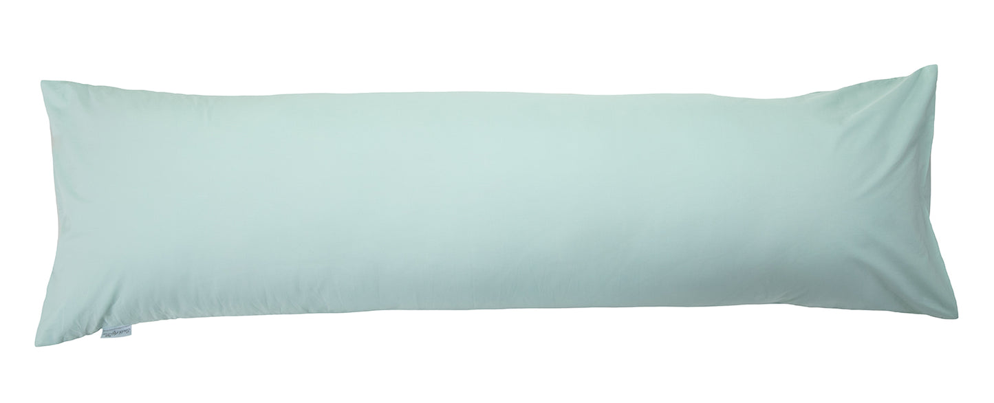 Faux Down Body Pillow & Cotton Cover Combo