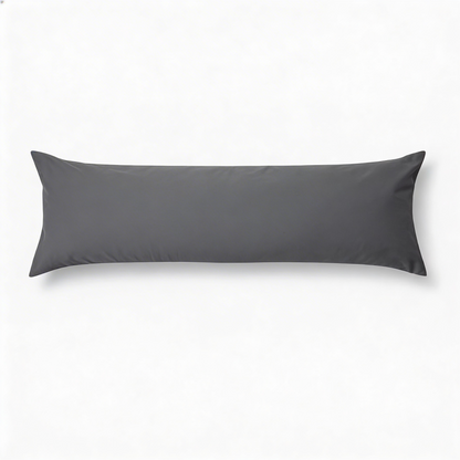 Faux Down Body Pillow & Cotton Cover Combo