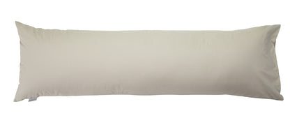 Faux Down Body Pillow & Cotton Cover Combo